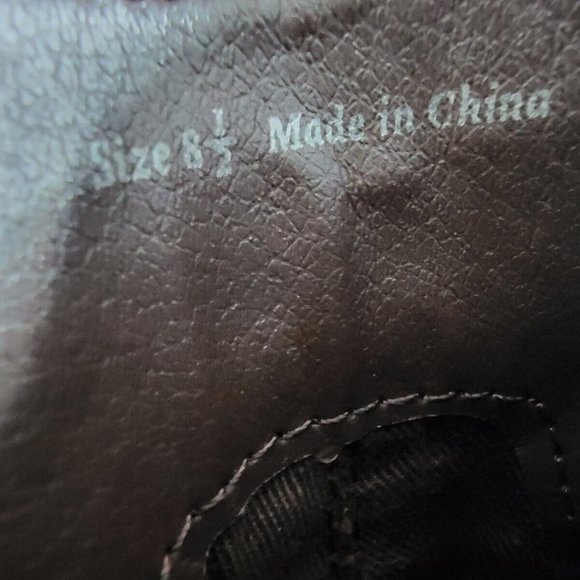 Dolce Vita Women's Leather Chunky Block Heel Riding Ankle Booties Brown Size 8.5 - Picture 7 of 8